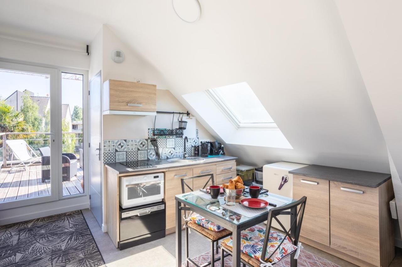 Teranga - Studio Avec Grande Terrasse Dans Rennes Exteriér fotografie